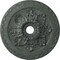 Ekena Millwork Bordeaux Deluxe Medallion (Canopies up to 4"), 23 5/8"OD x 3"ID x 2"P, Athenian Green Crackle CM23BOAGC - alternate 1